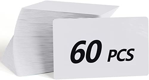KTRIO 60 Pack Premium prazne PVC kartice za štampače id znački grafičke PVC kartice CR80 30 Mil by Specialist