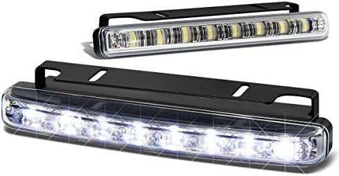 Kompatibilno sa Honda Accord UC Black Housing Ćilibarnim ugaonim farovima+DRL 8 LED svjetlo za maglu