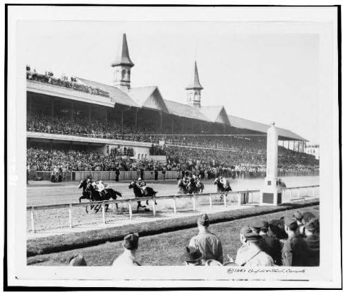 HistoricalFindings fotografija: prvi kvartal,1943,Kentucky Derby,Infield,trke konja,Sport,Louisville,KT,c1944