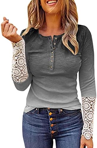 Klit košulju Žene Crat Elegant Hollow rukave Klasična retro majica s dugim rukavima Dame Tinejdžeri Bluza