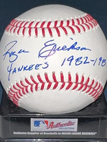 Roger Erickson New York Yankees 1982-83 potpisali službenu bajzbol glavne lige - autogramirani bejzbol