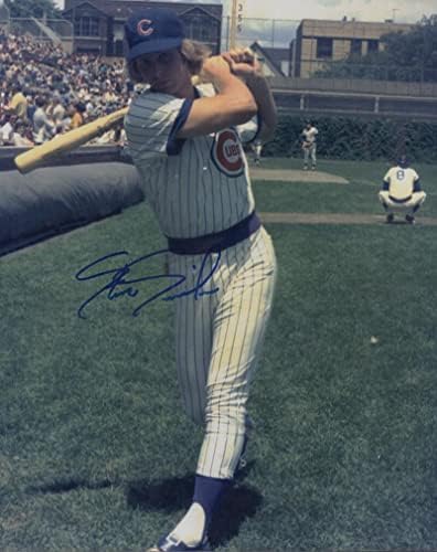 Steve Swisheres Chicago Cubs potpisali su autogramirani 8x10 fotografija w / coa - autogramirane MLB fotografije