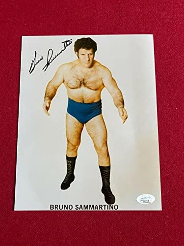 Bruno Sammartino AUTOGREMENT 8 x 10 - autogramirane fotografije hrvanja