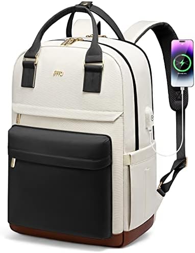 Jffd ruksak za Laptop za žene, modna putna torba za Laptop sa USB portom, Unisex tanka torbica za kompjuterske