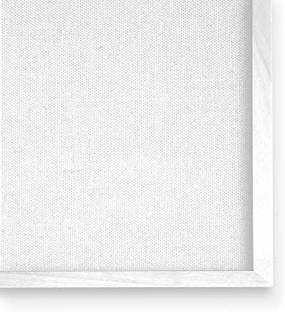 Stupell Industries Crna prošivena torbica na Podebljanoj Glam mašni, koju je dizajnirala Amanda Greenwood zidna umjetnost s bijelim okvirom, 24 x 30