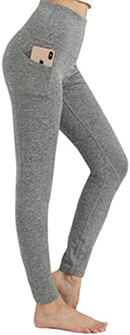 Duž stabičke gamaše sa visokim strukom za žene sa 3 džepova, temmske kontrolne joge hlače za vježbanje joge