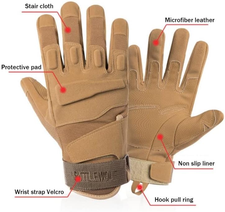 N / A kožne rukavice za trening naše vježbe na otvorenom biciklizmu za planinarenje i kampiranje protiv