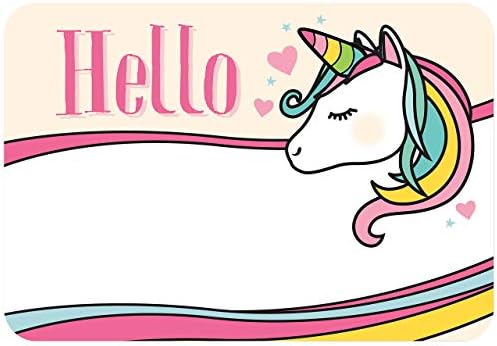 Avery Premium Rainbow Unicorn Oznake S Imenom, Bez Podizanja Bez Uvijanja, 36 Ručno Napisanih Naljepnica