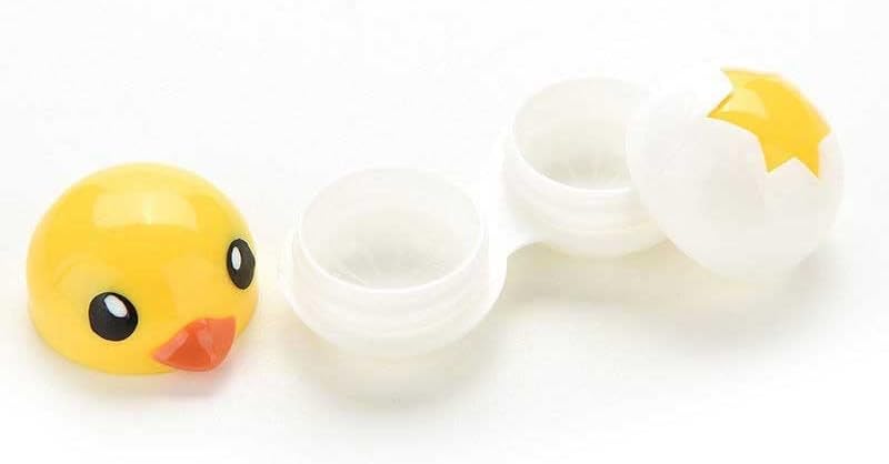 TBiiexfl žute 1 set patke putničke čaše plastične kontaktne sočive kućište poklon za kontakt s kontaktnim