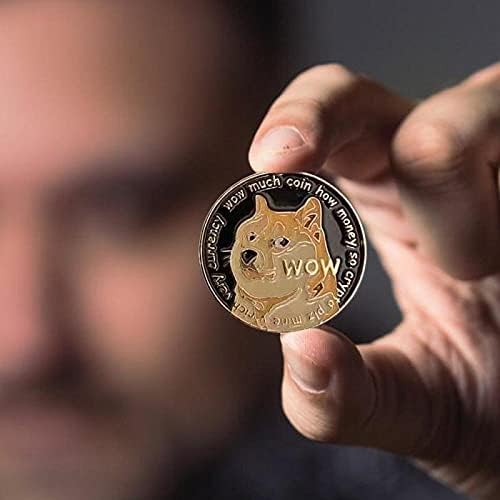 Creative Dogecoin Suvenir Gold Coin COMEMORATIVE novčića Odličan fizički poklon koji se može prikupiti kolekcionar zlatne kovanice za kovanice