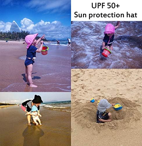 Baby Boys Djevojke šešir za sunčanje za malu djecu podesiv ljetni UPF 50+ šešir za zaštitu od Sunca na plaži