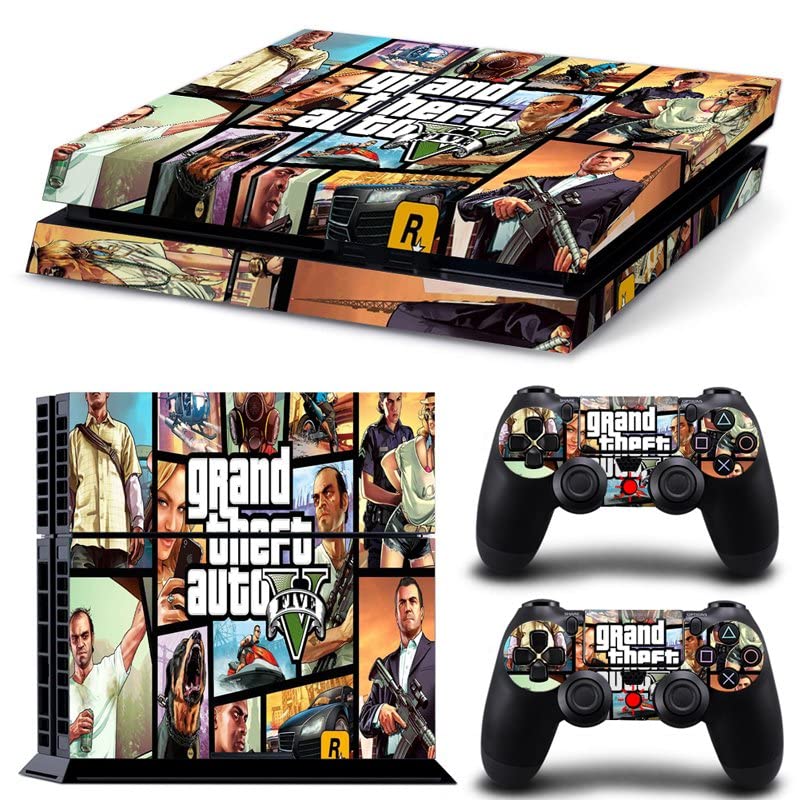Za PS4 normalne igre Grand GTA Theft i auto PS4 ili PS5 skin naljepnica za PlayStation 4 ili 5 konzolu i