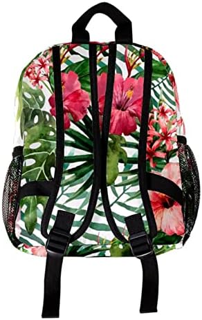 VBFOFBV ruksak za žene Daypack backpad bakfak za laptop Tražena Torba, tropsko dno listova cvijeća Havajski