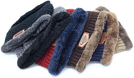 Zimska kapa za dečake devojčice Slouchy Beanie Windproof toplo pleteno dečije lobanje kapa