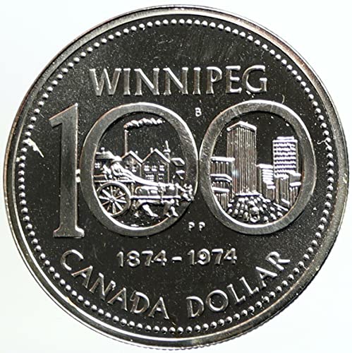 1974 CA 1974 Kanada Queen Elizabeth II Winnipeg 100 Ext $ 1 Dobar nesiguran