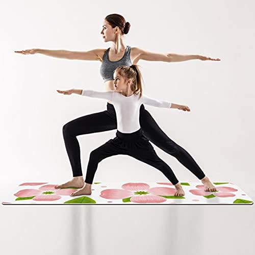Flower Pattern Extra Thick Yoga Mat - Eco Friendly Non - slip Vježba & fitnes Mat Vježba Mat za sve vrste