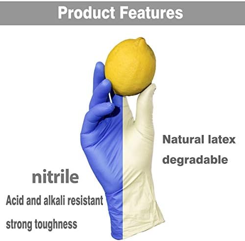 Synrroe nitrilne rukavice,rukavice za jednokratnu upotrebu,bez pudera,bez lateksa, sa teksturom, srednje,