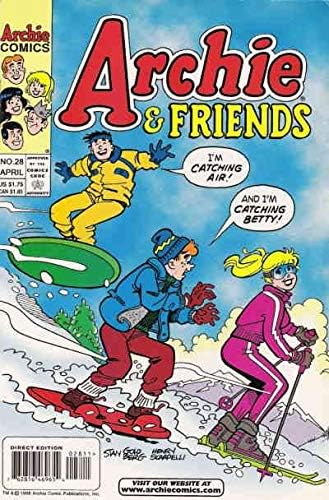 Archie i prijatelji # 28 VF / NM; Archie comic book / pokrivač za skijanje na snegu