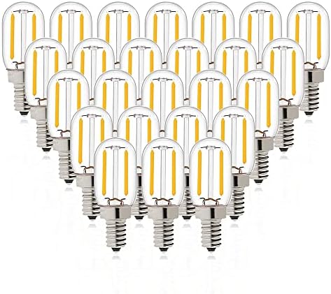 E12 T22 Niskonaponska Edisonova sijalica LED 12V-24V Vintage cevasta Noćna sijalica 1w 100 Lumen LED kandelabra