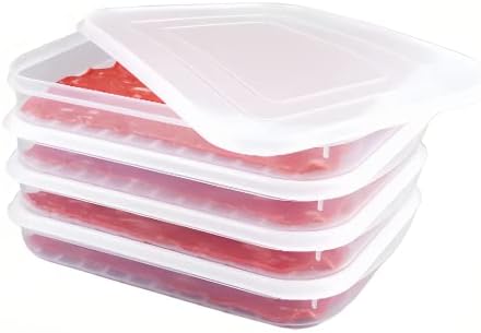2 Pakovanje plastična kutija za slaninu, deli Meat Saver hladnjak čuvar frižidera, posuda za čuvanje hrane