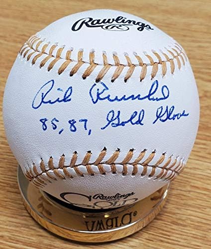 RICK REUSCHEL zvanična Rawlings Zlatna rukavica Major League Baseball-MLB rukavice sa autogramom