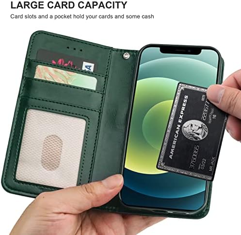 Bocasal kompatibilan sa iPhone 12 & iPhone 12 Pro futrola za novčanik sa držačem za kartice PU kožna magnetna