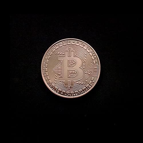 3pcs Komemorativni novčići pozlaćeni srebro novčiće Bitcoin Bitcoin virtualna kriptoturcy 2021 Limited Edition Kolekcionarni novčić sa zaštitnom futrolom