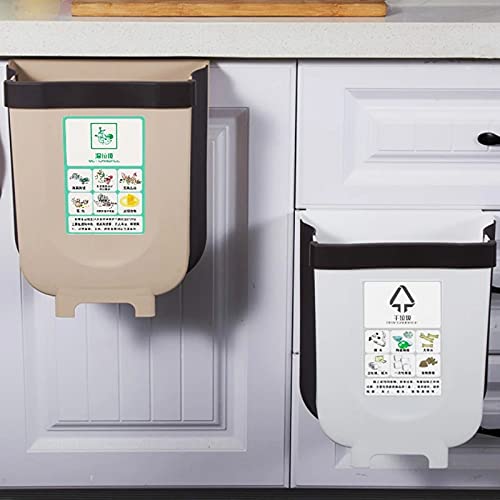 9L sklopivi kante za smeće Kuhinja smeće bin sklopiva zahod za kantu za smeće Zidne smeće za kupaonice za