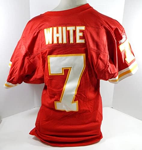 1999 Kansas poglavar grada White 7 Igra Polovni crveni dres 44 DP32114 - Neintred NFL igra rabljeni dresovi