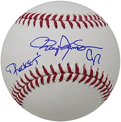 Roger Clemens potpisao je Rawlings Službeni MLB bejzbol w / raketa, Cy7 - autogramirani bejzbol