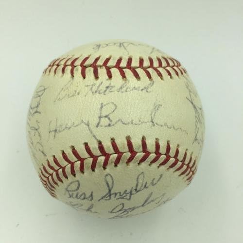 Rijetki 1963. Baltimore Orioles Orioles TIM potpisalo američku ligu Baseball PSA DNA COA - AUTOGREMENA BASEBALLS