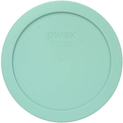 Pyrex 7201-PC morski staklo plavo / zeleno okrugli plastični poklopac za čuvanje hrane, proizveden u SAD-u