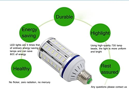 30w E26 LED žarulja za kukuruz 300w ekvivalentna dnevna svjetlost Bijela 6000k, AC85-265V, bez zatamnjivanja