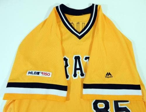 2019 Pittsburgh Pirates Dave Jauss 85 Igra Polovni žuti dres 1979 TBTC 150 P 8 - Igra Polovni MLB dresovi