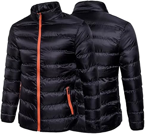 Muški kaput toplo zima punim patentnim zatvaračem vjetroottni štand snežni jakna sa patentnim džepom kapute