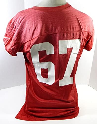 2012 San Francisco 49ers Daniel Kilgore 67 Igra Polovna crvena dres XXL 57 - Neincign NFL igra rabljeni