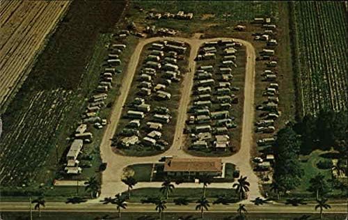 Gulf Air Trailer Park, Inc. Fort Myers, Florida FL originalna Vintage razglednica