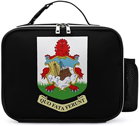 Grb Bermuda prijenosni ručak Tote torba izolirana kutija za ponovno za višekratnu upotrebu PU spremnik za