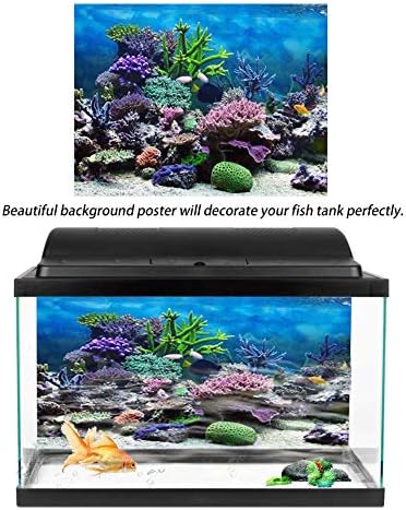 Zerodis ukras za akvarijum Poster, PVC ljepljiva Slika Pozadine akvarijuma koralji pozadina dekorativni