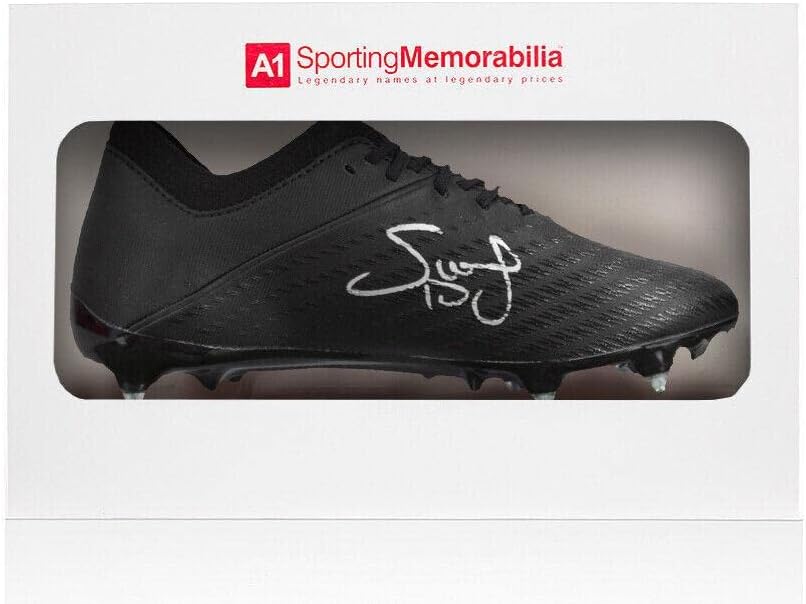 Sadio Mane potpisao je nogometnu čizmu - nova ravnoteža, crna - poklon kutija Autograph - autogramirani