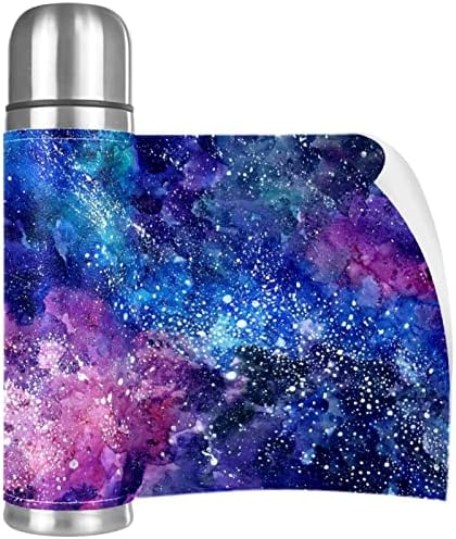 Koža od nehrđajućeg čelika Vakuum izolirana špica Galaxy Nebula Termos boca vode za vruće i hladne napitke
