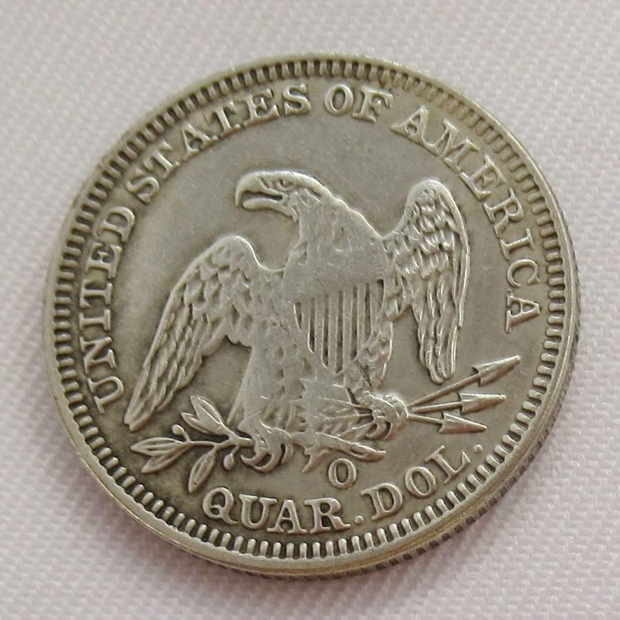 U.S. 25 Cent zastava 1844 srebrna replika prigodni kovani novčić