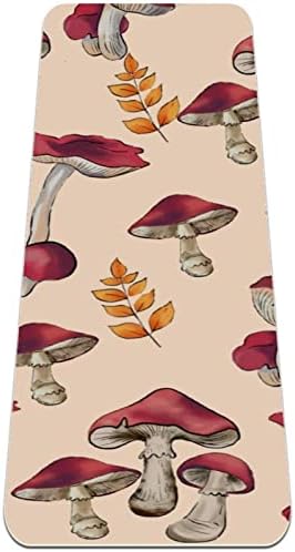 Dragon Sword Wild Autumn Mushrooms Premium Thick Yoga Mat Eco Friendly Rubber Health & amp; fitnes Non Slip