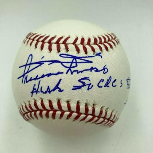 Minnie Minoso potpisala je autogramiranu bajzbol glavne lige sa Steiner COA - autogramiranim bejzbolama