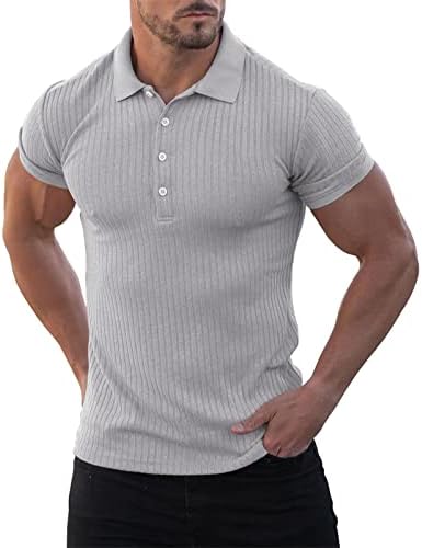 Muška bluza Tees modne casual majice Slim Fit Basic Rever kratki rukav modni majica Ljetni udoban vrh