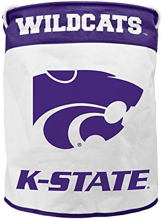 Duck House Sports NCAA Kansas State Wild Cats platnena korpa za veš sa pletenim ručkama za uže