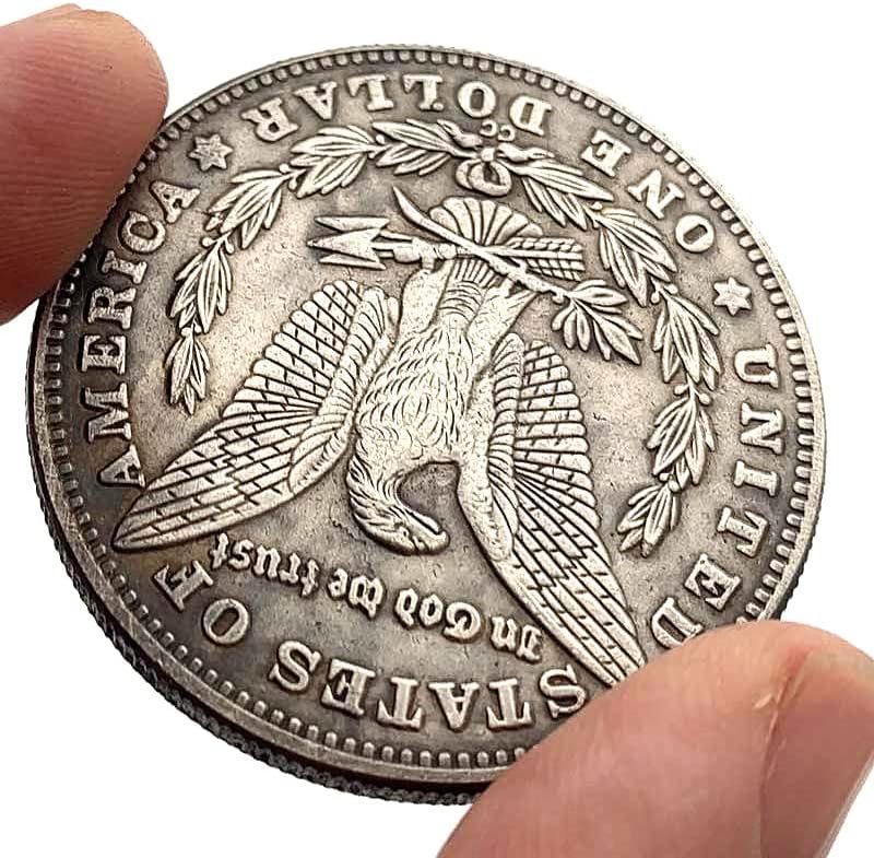 1890. lutajući novčići gusarski mesing stari srebrni zbirka medalje kovanice reljefne bakrene srebrne kovanice