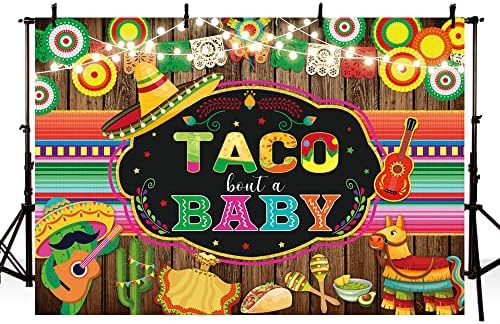 MEHOFOND Taco Bout a baby Backdrop meksički Fiesta Baby Shower Party Dekoracije fotografija pozadina Meksiko