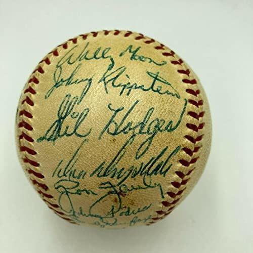 1959. Los Angeles Dodgers World Series Champs Team potpisao je bejzbol Koufax JSA COA - autogramirani bejzbol
