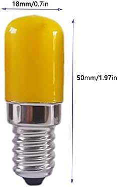 YDJoo E12 LED sijalica 2W žute sijalice 20w zamjena halogena E12 Mini Candelabra baza luster sijalica dekorativna